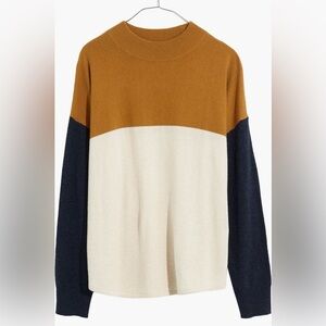 Madewell Colorblock Crewneck Sweater